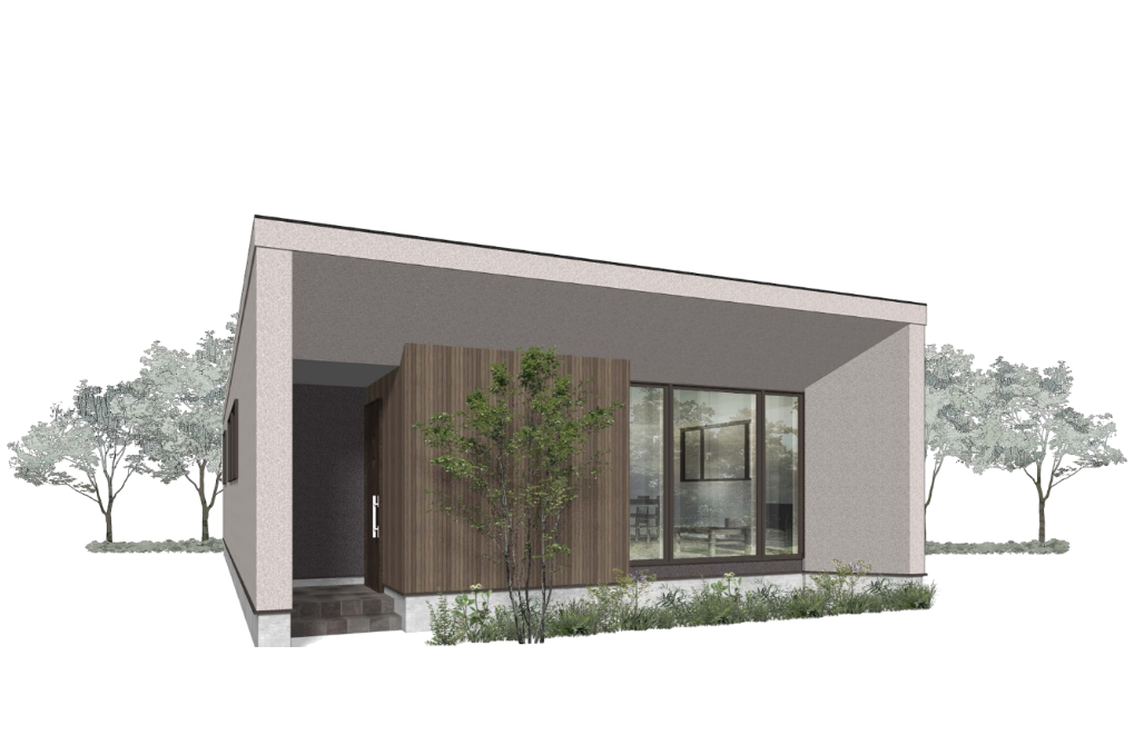 家族の変化に合わせて変わる平屋