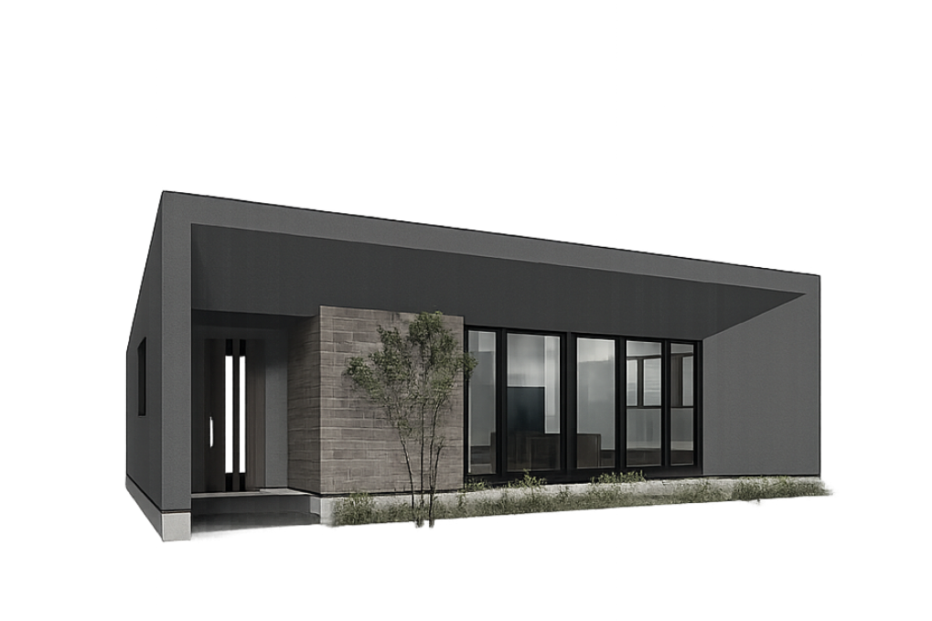 流れるように暮らす、水回りが回遊できる平屋