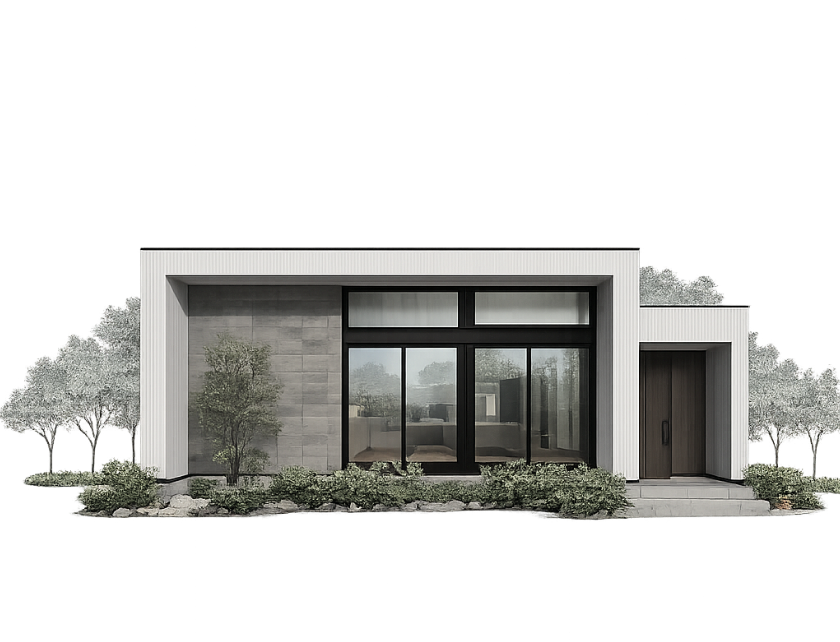 空間を立体的に使える半地下と中2階